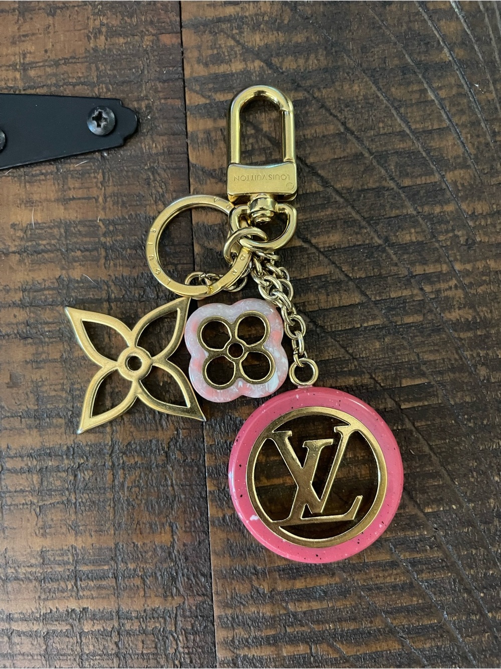 Louis Vuitton Pink Colorline Bag Charm
